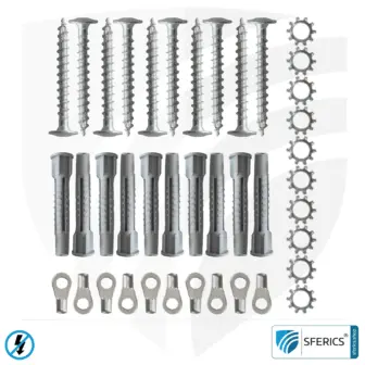 GCL grounding set | for magnetic field shielding films 8 GCL grounding set | for MCL61 magnetic field shielding film