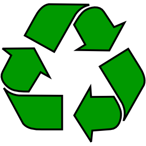 Sign for recycling