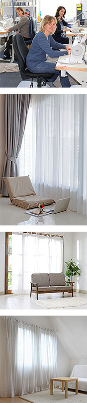PROnatur24 also offers sewing for curtains!