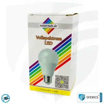 8 watt LED full spectrum | bright like 60 watts, 560 lumens | CRI 95 | flickerfree | daylight | E27 | business quality 13 8 watt LED full spectrum | bright like 60 watts, 560 lumens | CRI 95 | flickerfree | daylight | E27 | business quality