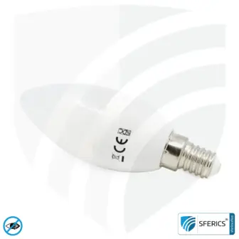 4,5 watt LED full spectrum candle | bright like 45 watts, 420 lumens | CRI 95 | flickerfree | daylight | E14 | business quality 18 4.5 watt LED full spectrum candle | bright like 45 watts, 350 lumens | CRI 95 | flickerfree | daylight | E14 | business quality