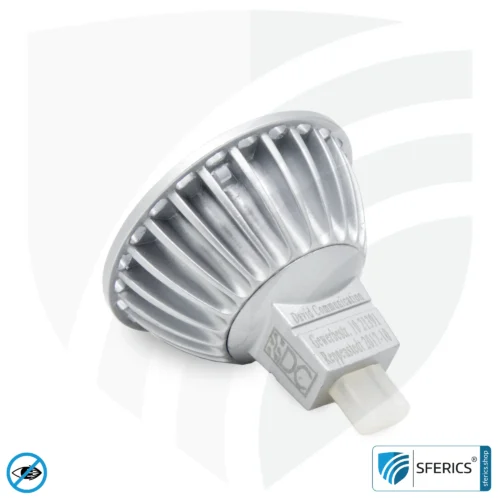 6 watt LED spot full spectrum | bright like 35 watts, 450 lumens | CRI 95 | dimmable | flicker-free | daylight | GU5.3 (MR16) | business quality