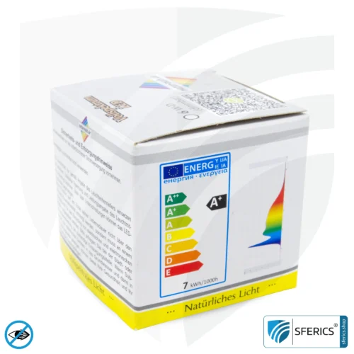 6 watt LED spot full spectrum | bright like 35 watts, 450 lumens | CRI 95 | dimmable | flicker-free | daylight | GU5.3 (MR16) | business quality