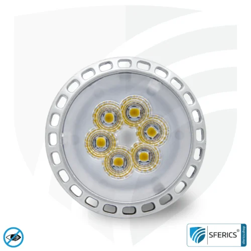 6 watt LED spot full spectrum | bright like 35 watts, 450 lumens | CRI 95 | dimmable | flicker-free | daylight | GU5.3 (MR16) | business quality