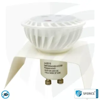 6 watt LED spot full spectrum 3step | dimming without dimmer: bright like 35 watts (100%), 50% or 15%, 480 lumens | CRI 95 | flickerfree | daylight | GU10 | business quality 24 6 watt LED spot full spectrum 3step | dimming without dimmer: bright like 35 watts (100%), 50% or 15%, 480 lumens | CRI 95 | flickerfree | daylight | GU10 | business quality