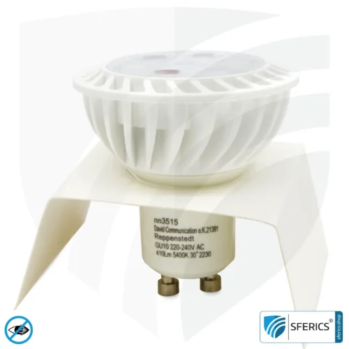 6 watt LED spot full spectrum 3step | dimming without dimmer: bright like 35 watts (100%), 50% or 15%, 480 lumens | CRI 95 | flickerfree | daylight | GU10 | business quality