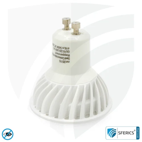 6 watt LED spot full spectrum 3step | dimming without dimmer: bright like 35 watts (100%), 50% or 15%, 480 lumens | CRI 95 | flickerfree | daylight | GU10 | business quality