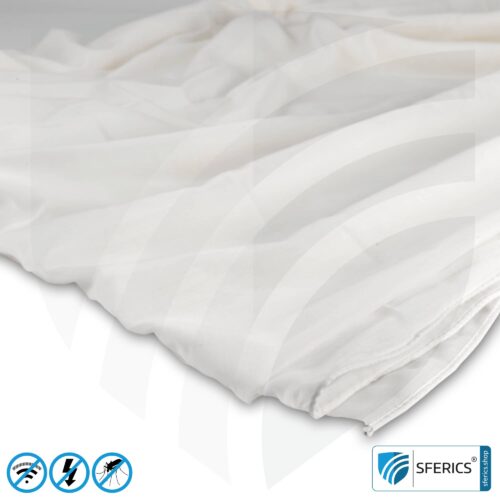EVOLUTION shielding fabric | ideal for production of curtains and canopies | RF screening attenuation against electrosmog up to 31 dB | TÜV-SÜD quality tested