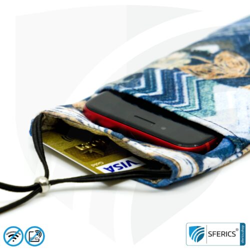 Cell phone case eWall for the smartphone | FELIX.BLUE | anti electrosmog incl. 5G | 3in1 protection incl. RFID blocker | cell phone case for iPhone, Android, ... | XL