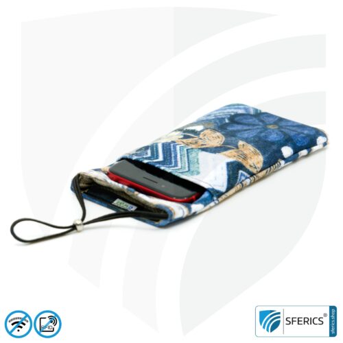 Cell phone case eWall for the smartphone | FELIX.BLUE | anti electrosmog incl. 5G | 3in1 protection incl. RFID blocker | cell phone case for iPhone, Android, ... | XL