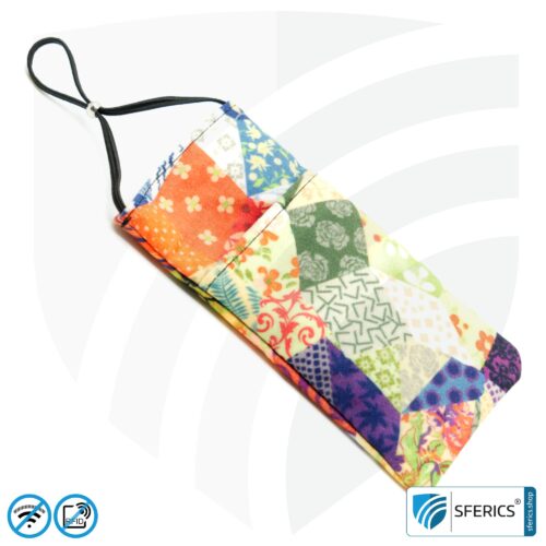 Cell phone pouch eWall for the smartphone | Unique in design FELIX.ROSE | anti electrosmog incl. 5G | 3in1 protection incl. RFID blocker | cell phone case for iPhone, Android, ...