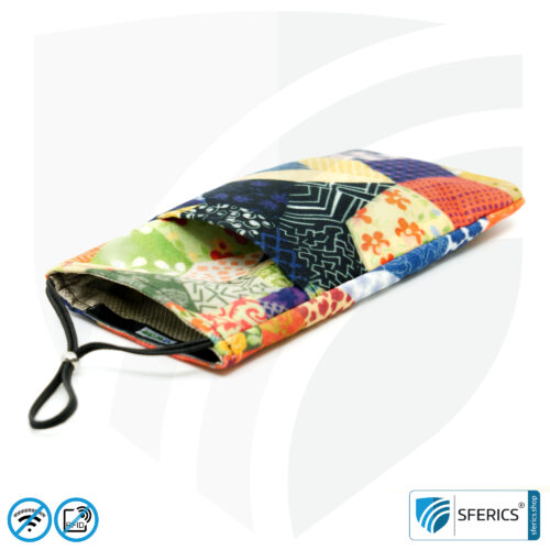 Cell phone case eWall for the smartphone | Unique in design FELIX.ROSE | anti electrosmog incl. 5G | 3in1 protection incl. RFID blocker | cell phone case for iPhone, Android, ... | XXL