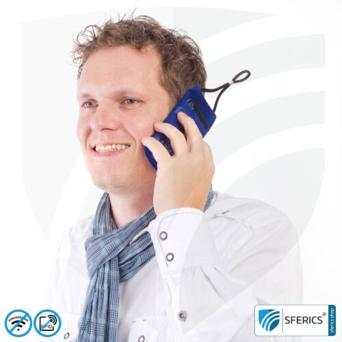 Cell phone case eWall for the smartphone | anti electrosmog incl. 5G | 3in1 protection incl. RFID blocker | cell phone case for iPhone, Android, ...