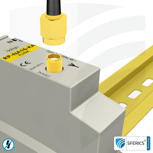 Antenna ANT-NA16 | external antenna for fuse box repeater RP-NA16-KA | master switch set-up | building biology safe wireless technology according to EnOcean standard