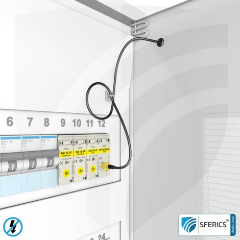 Antenna ANT-NA16 | external antenna for fuse box repeater RP-NA16-KA | master switch set-up | building biology safe wireless technology according to EnOcean standard