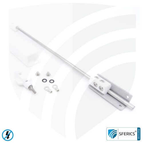 Grounding connection rod | grounding rod for anchoring in the earth | also ideal for earthing