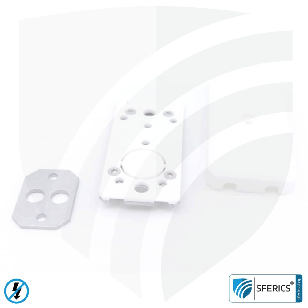 Grounding housing, stationary | grounding of shielded surfaces | indoors and outdoors | 40x80 mm