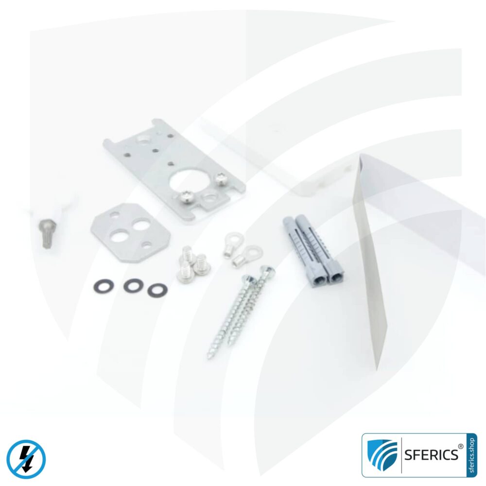 Grounding housing, stationary | grounding of shielded surfaces | indoors and outdoors | 40x80 mm