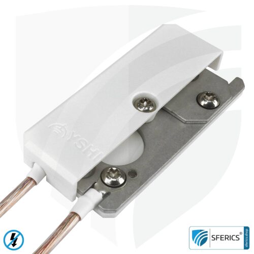 Grounding housing, stationary | grounding of shielded surfaces | indoors and outdoors | 40x80 mm