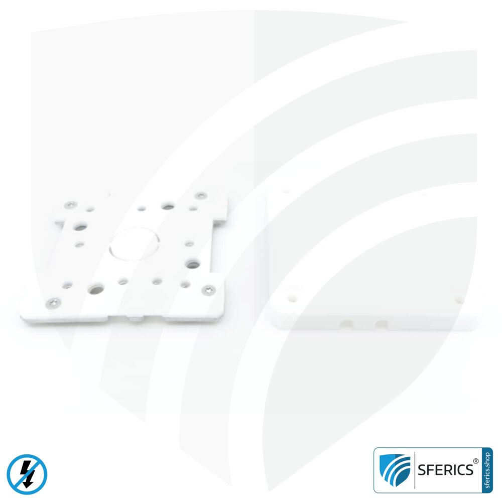 Grounding housing, stationary | grounding of shielded surfaces | indoors and outdoors | 80x80 mm