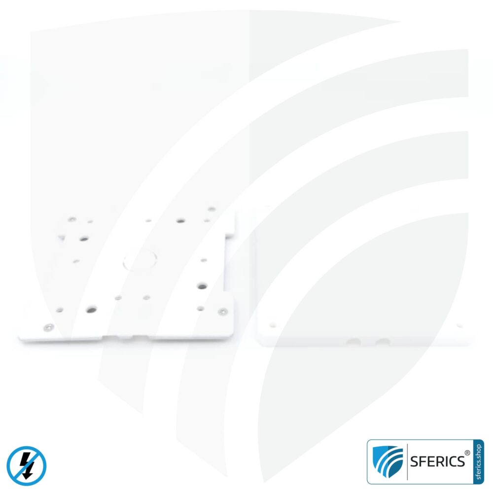 Grounding housing, stationary | grounding of shielded surfaces | indoors and outdoors | 120x120 mm