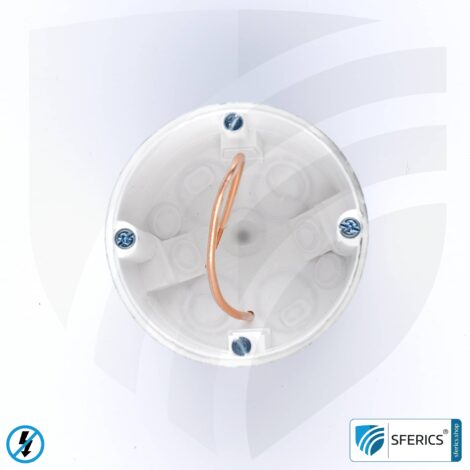 Shielded cavity wall box, deep | 59 mm | installation box in drywall, as a junction box or switch box | halogen free