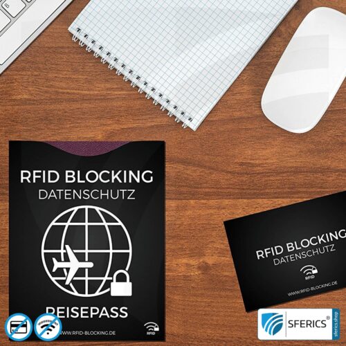 RFID NFC protective covers | data protection for modern smart cards | EC card, credit card, passport, identity card, ID card, ...
