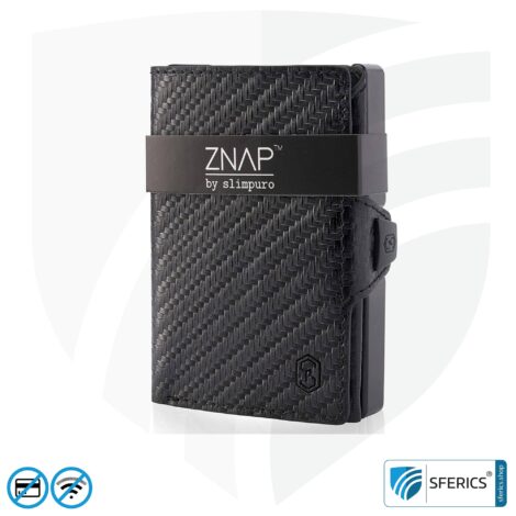 Wallet with Anti RFID NFC data protection | modern wallet for EC cards, credit cards, ID cards, ... | cool designs for men and women