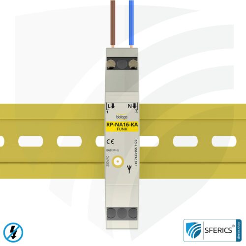Repeater RP-NA16-KA | level 2 repeater for the fuse box | master switch set-up | building biology save wireless technology according to EnOcean standard