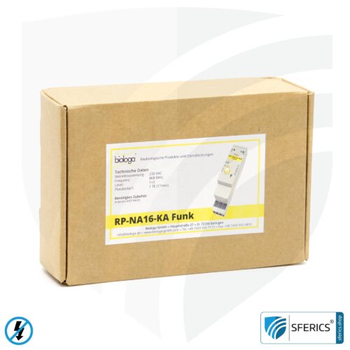 Repeater RP-NA16-KA | level 2 repeater for the fuse box | master switch set-up | building biology save wireless technology according to EnOcean standard