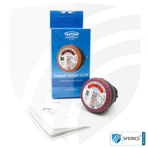 TESTAVIT SCHUKI 3 LCD | socket tester | quick check of grounding and wiring 16 TESTAVIT SCHUKI 3 LCD | socket tester | quick check of grounding and wiring