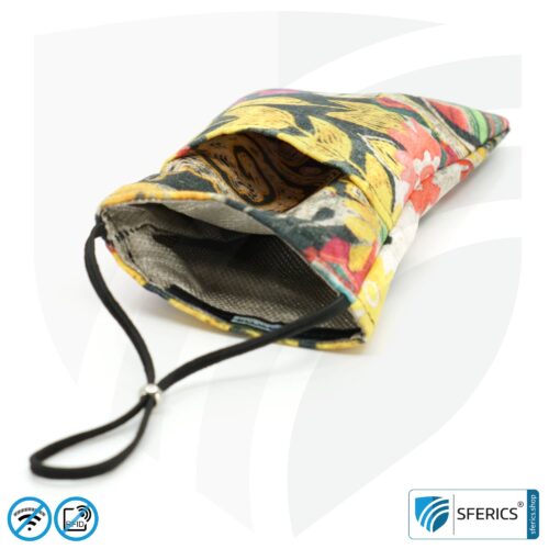 Cell phone case eWall for the smartphone | Unique in design COLOR.DREAM | anti electrosmog incl. 5G | 3in1 protection incl. RFID blocker | cell phone case for iPhone, Android, ... | XXL