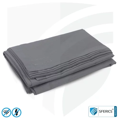 Shielding blanket | mobile radiation protection against WIFI, cell phone, LTE, 5G, ... with efficiency over 99,99% (42 dB) | LF groundable
