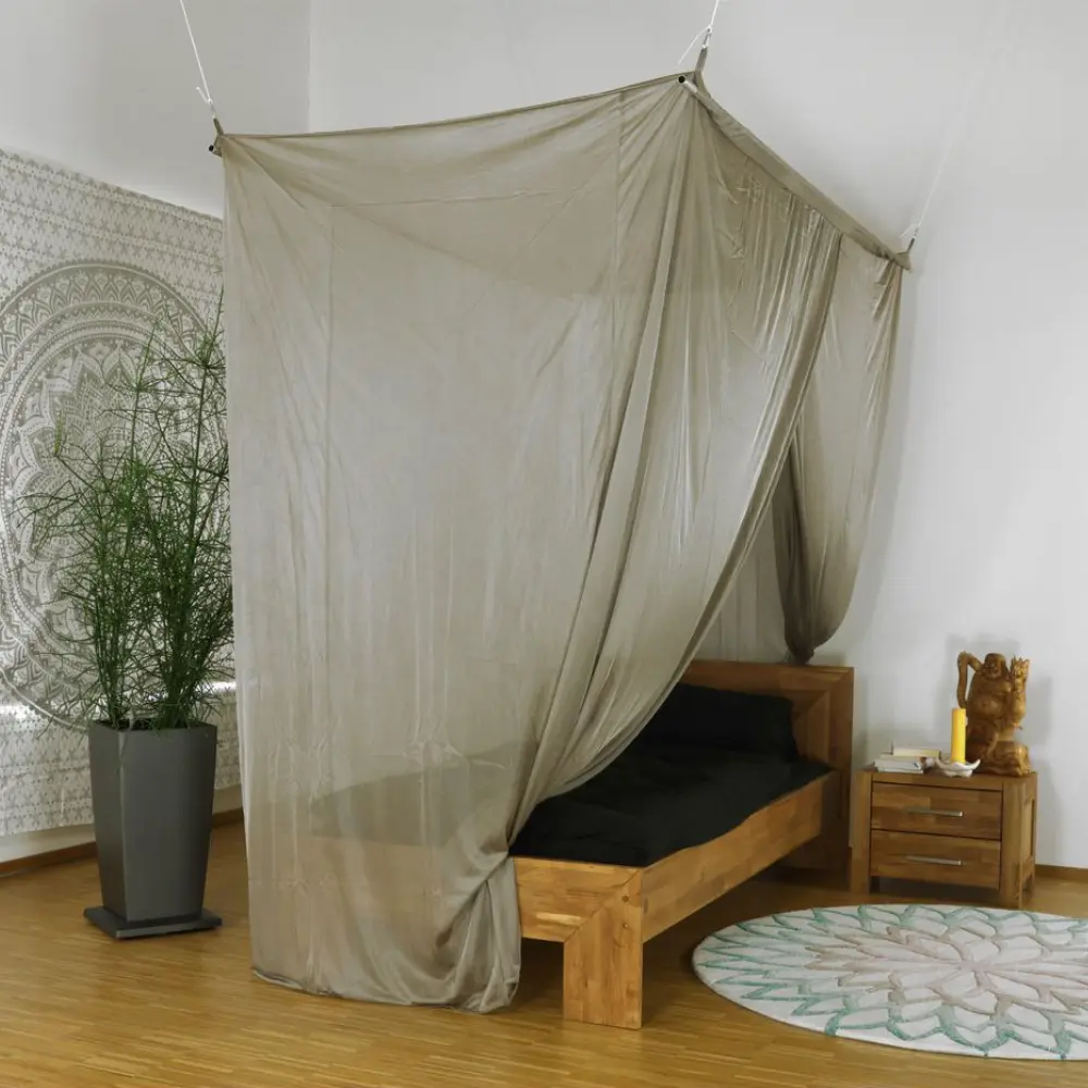 Shielding canopy electrosmog BUDGET | SINGLE BED | box shape | shielding RF over 99.99% (44 dB) | groundable | Made in China