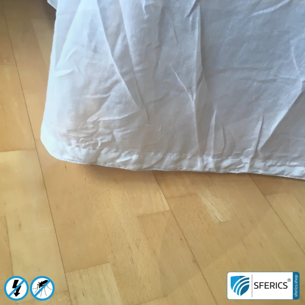 Shielding canopy electrosmog RF | DOUBLE BED or GRAND KING SIZE | Shielding radio up to 99.99 % (40 dB). Effective against mobile phone radiation, WIFI, etc.