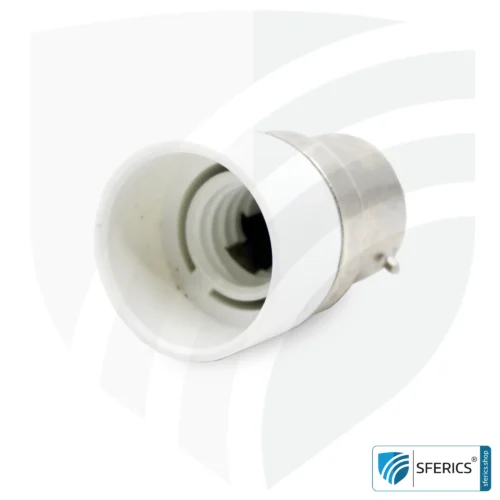 Universal adapter bulbs | E14 bulbs on B22 bayonet base