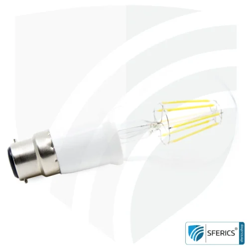 Universal adapter bulbs | E27 bulbs on B22 bayonet socket