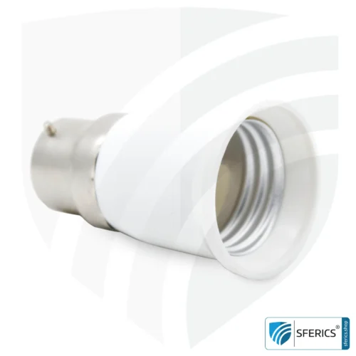 Universal adapter bulbs | E27 bulbs on B22 bayonet socket
