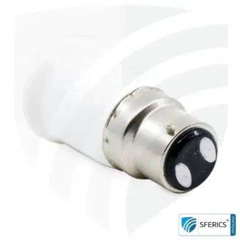 Universal adapter bulbs | E27 bulbs on B22 bayonet socket 16 Universal adapter bulbs | E27 bulbs on B22 bayonet socket