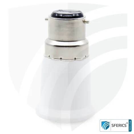 Universal adapter bulbs | E27 bulbs on B22 bayonet socket
