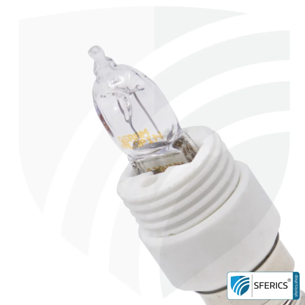 Universal adapter bulbs | G9 base to E14 socket