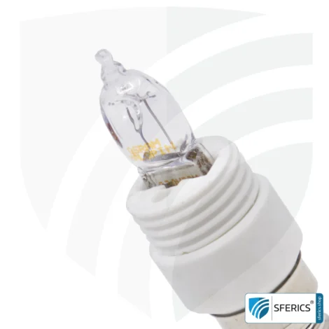 Universal adapter bulbs | G9 base to E14 socket