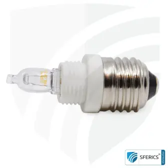 Universal adapter bulbs | G9 bulbs on E27 socket 12 Universal adapter bulbs | G9 bulbs on E27 base