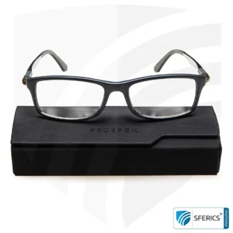 Anti blue light and glare protection computer glasses DYNAMIC by PROSPEK | high-quality glasses for the many hours a day on the PC, smartphone, tablet, TV, LED light, ...