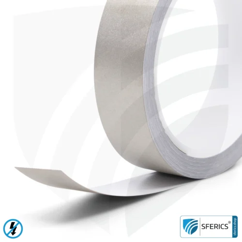 Grounding strap GSX, self-adhesive | grounding of shielding paint, shielding netting, shielding fleece, etc.