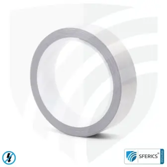 Grounding strap GSX, self-adhesive | grounding of shielding paint, shielding netting, shielding fleece, etc. 15 gsx10 erdungsband grounding strap side yshield sferics 2000