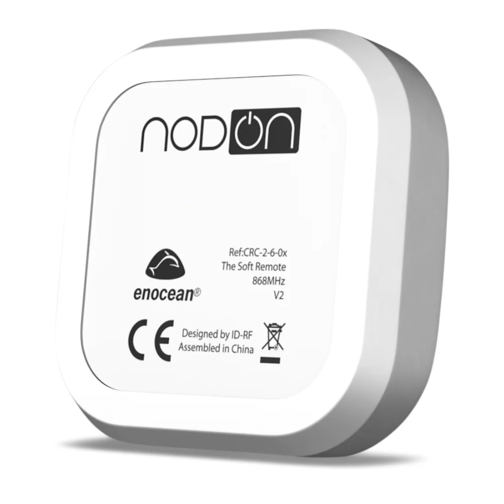Hand-held transmitter TX-NA16-HAND | 2-channel remote control | master switch set-up | building biology save radio technology according to EnOcean standard. Feedimage.