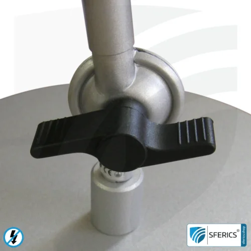 Shielded lamp in the design SILVER | desk lamp for the bright workplace or as an ingenious work lamp | E27 socket