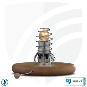 Shielded lamp base with salt crystal | Lamp base for salt crystal lights and suitable lampshades | E14 socket 2 Shielded lamp base | for salt crystal lights and suitable lampshades | E14 socket