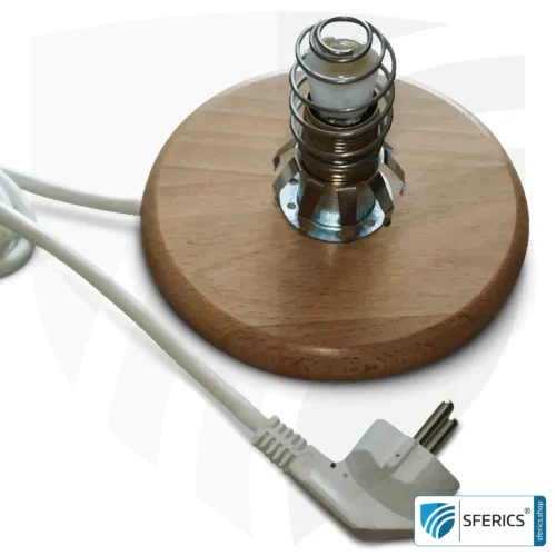 Shielded lamp base | for salt crystal lights and suitable lampshades | E14 socket